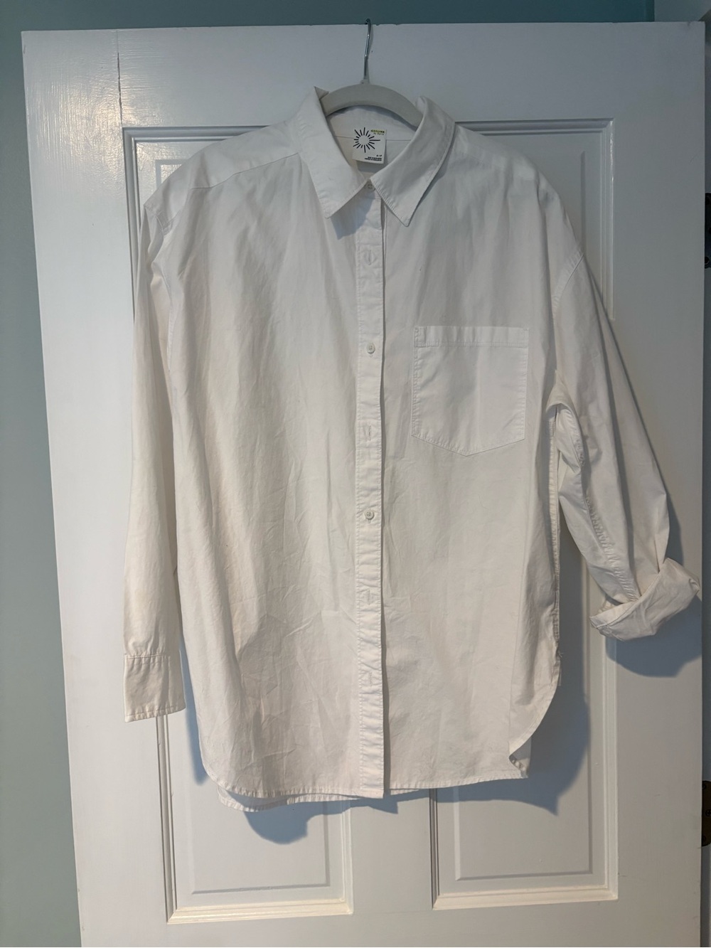 aerie Classic White Button-Down Shirt